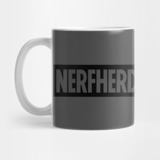 Nerfherder Cinematic Universe logo (black) Mug